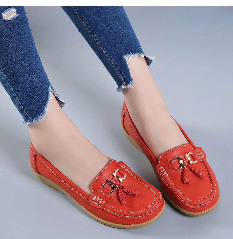 AMARY™ LEATHER ARCH SUPPORT ORTHOPEDIC LOAFERS - Image 3