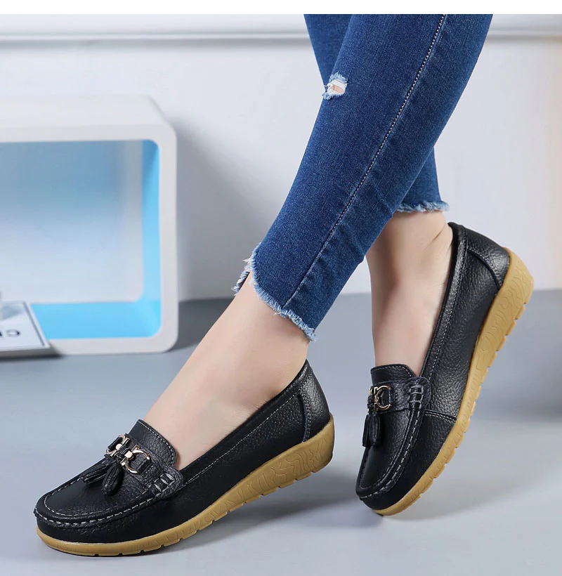 AMARY™ LEATHER ARCH SUPPORT ORTHOPEDIC LOAFERS - Image 5