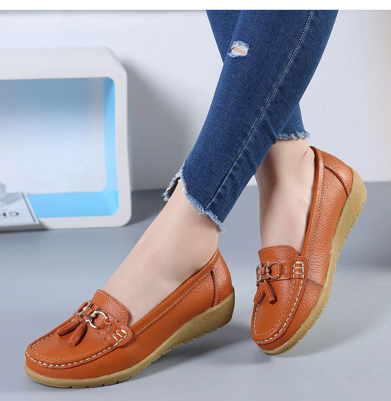 AMARY™ LEATHER ARCH SUPPORT ORTHOPEDIC LOAFERS - Image 6