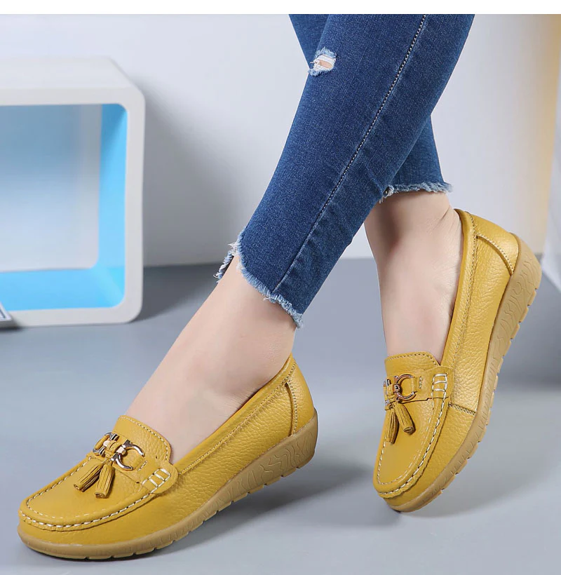 AMARY™ LEATHER ARCH SUPPORT ORTHOPEDIC LOAFERS - Image 7