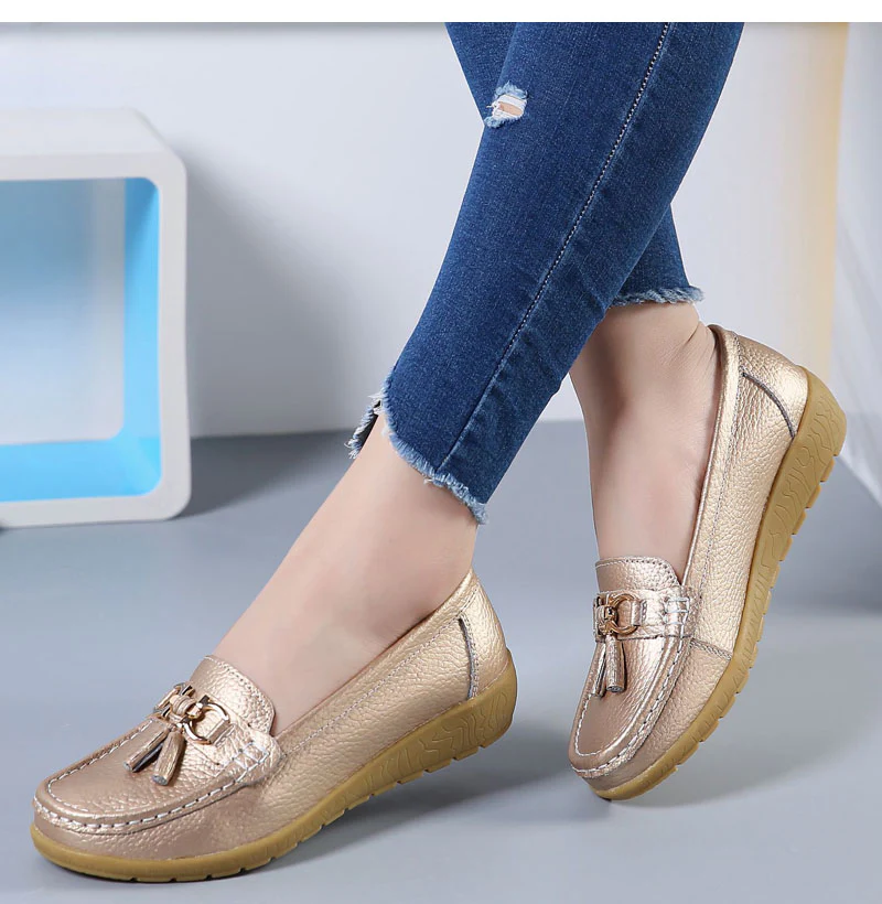 AMARY™ LEATHER ARCH SUPPORT ORTHOPEDIC LOAFERS - Image 8