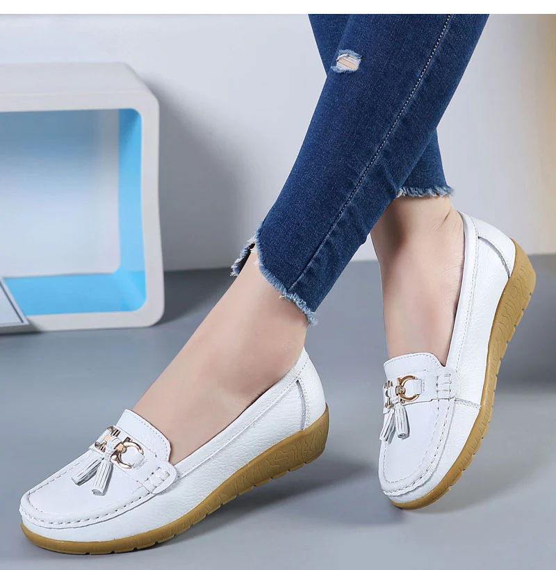 AMARY™ LEATHER ARCH SUPPORT ORTHOPEDIC LOAFERS - Image 9
