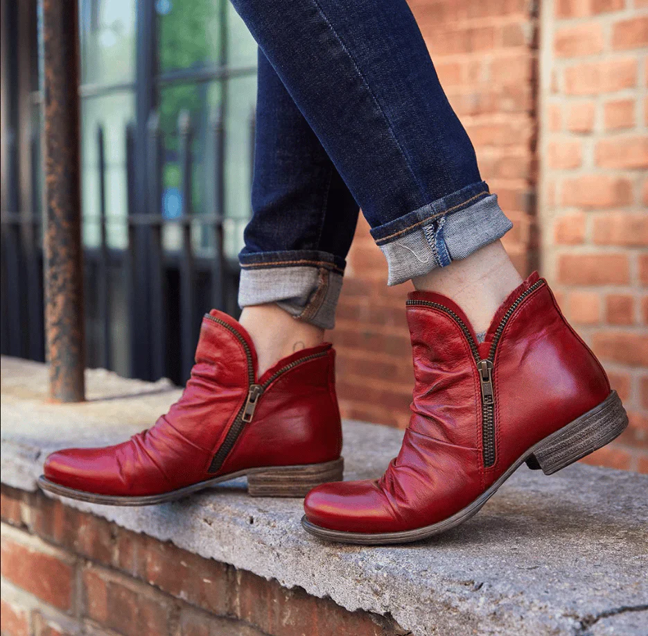WOMEN ZIPPER WATERPROOF ANKLE-SUPPORT BOOTS 2025 - Image 10