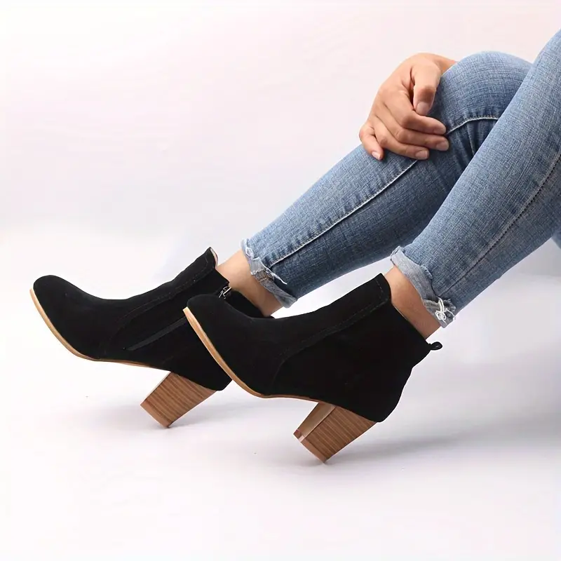 ARALYN™ ORTHOPEDIC CHUNKY HEEL ANKLE BOOTS - Image 10