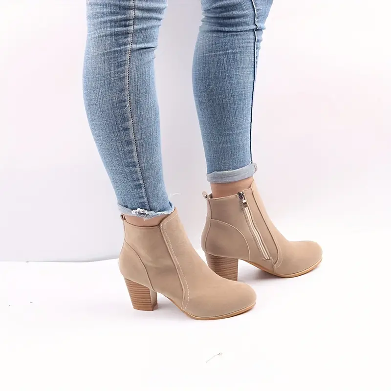 ARALYN™ ORTHOPEDIC CHUNKY HEEL ANKLE BOOTS - Image 3