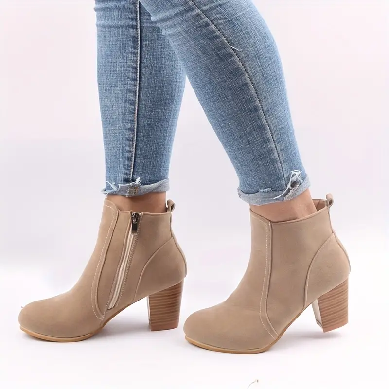 ARALYN™ ORTHOPEDIC CHUNKY HEEL ANKLE BOOTS - Image 7