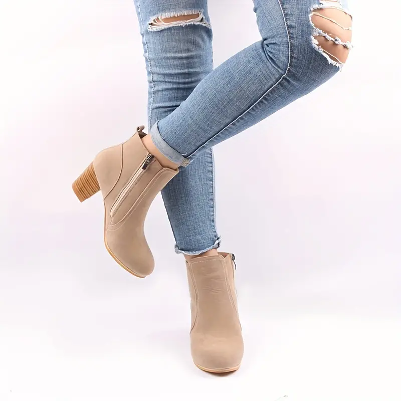 ARALYN™ ORTHOPEDIC CHUNKY HEEL ANKLE BOOTS - Image 9