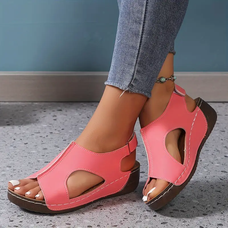 ARMIDALE™ WOMEN'S RETRO WEDGE ORTHO SANDALS - Image 6
