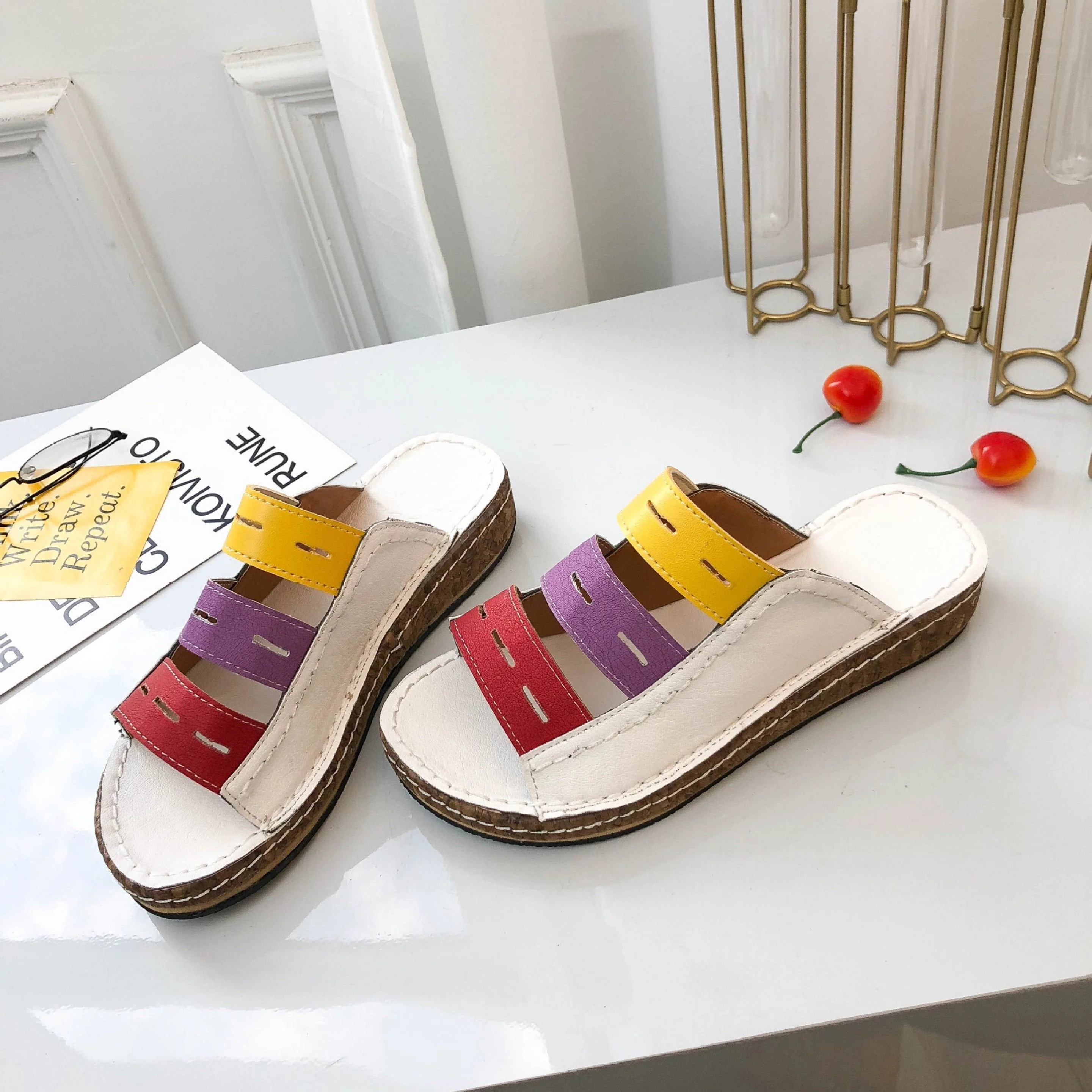 PREMIUM ORTHOPEDIC TRICOLOR SANDALS - 2025 BEST SELLER - Image 12
