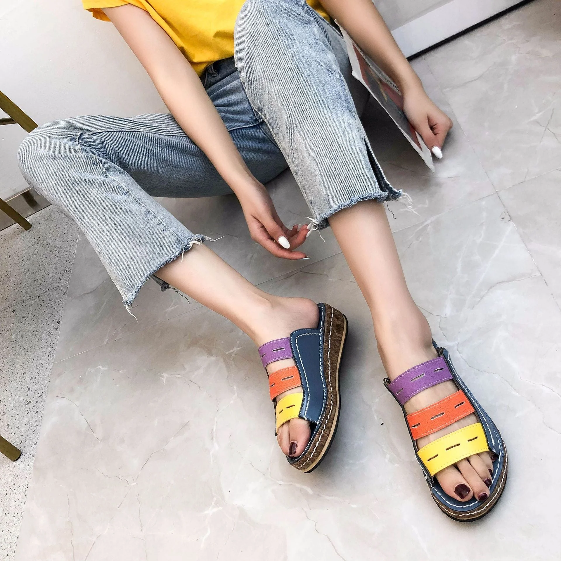 PREMIUM ORTHOPEDIC TRICOLOR SANDALS - 2025 BEST SELLER - Image 7