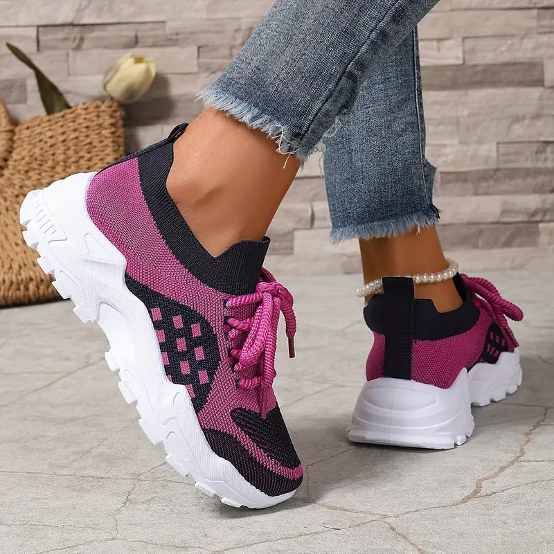 KENZIE™ WOMEN'S BREATHABLE KNIT SNEAKERS - Image 4