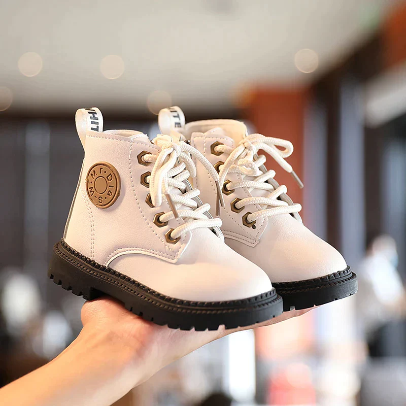 KIDS LEATHER NON-SLIP WARM BOOTS 2025 - Image 5