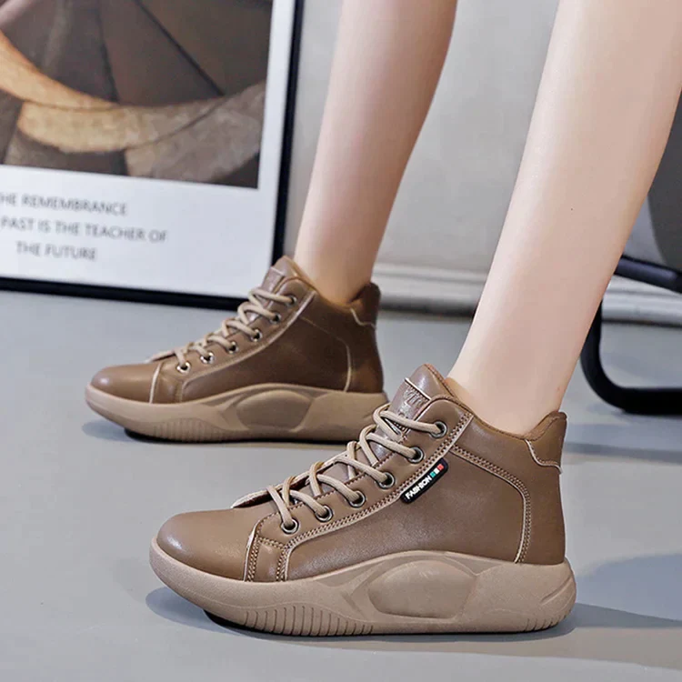 WOMEN'S PREMIUM HIGH TOP THICK SOLE BOOTS - 2025 AUS BEST SELLER - Image 3