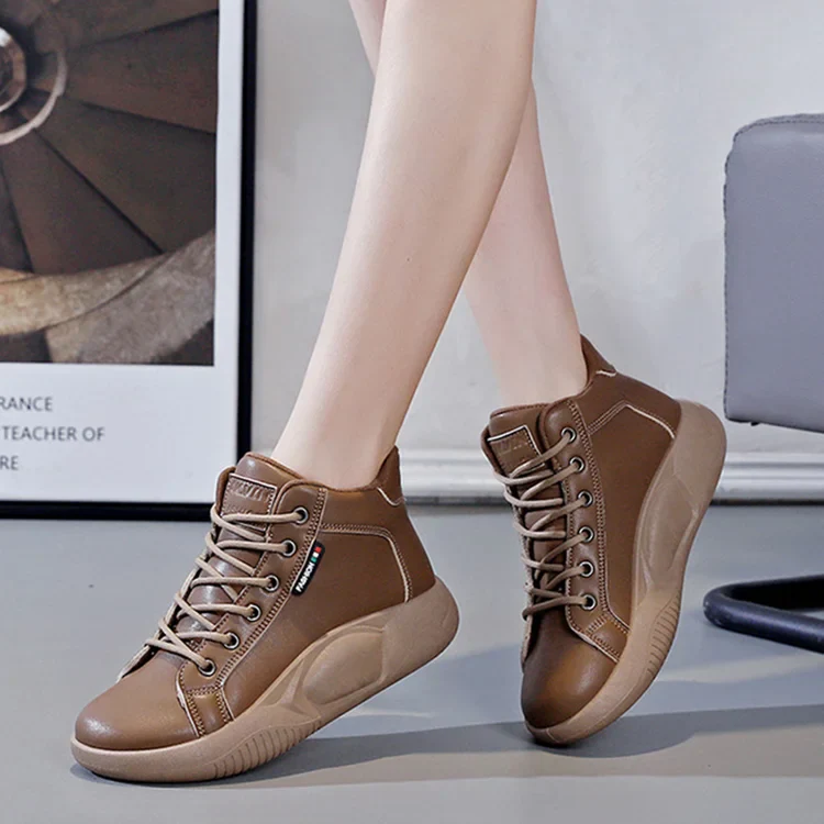 WOMEN'S PREMIUM HIGH TOP THICK SOLE BOOTS - 2025 AUS BEST SELLER - Image 5