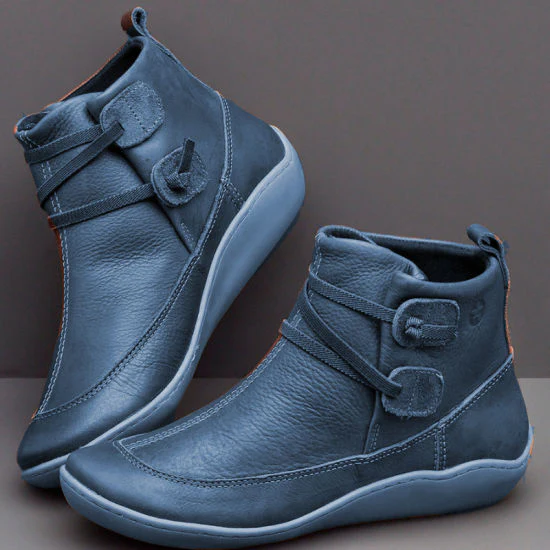 PREMIUM SOFT UNISEX ORTHO VEGAN LEATHER BOOTS - Image 4