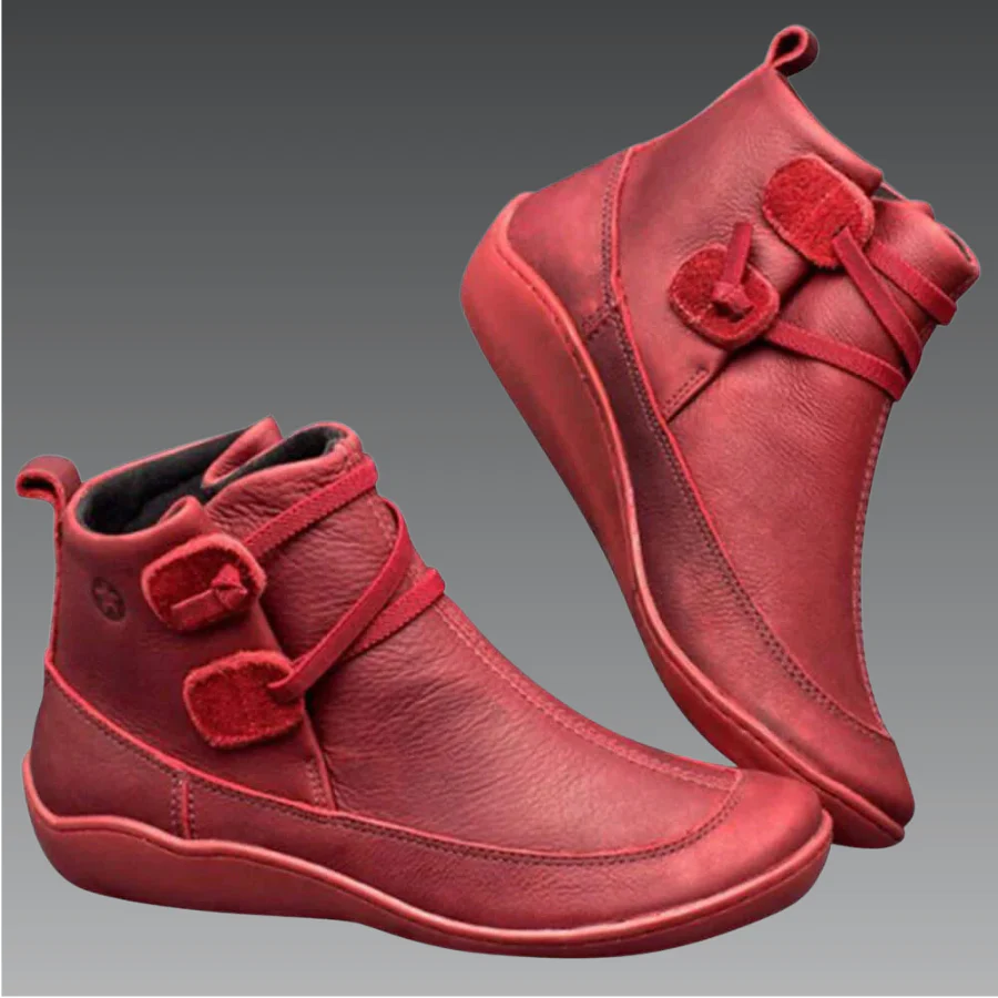 PREMIUM SOFT UNISEX ORTHO VEGAN LEATHER BOOTS - Image 7