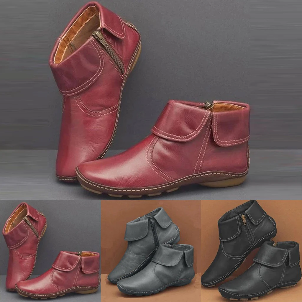 PREMIUM SUPER COMFY UNISEX AUTUMN ANKLE BOOTS - Image 6