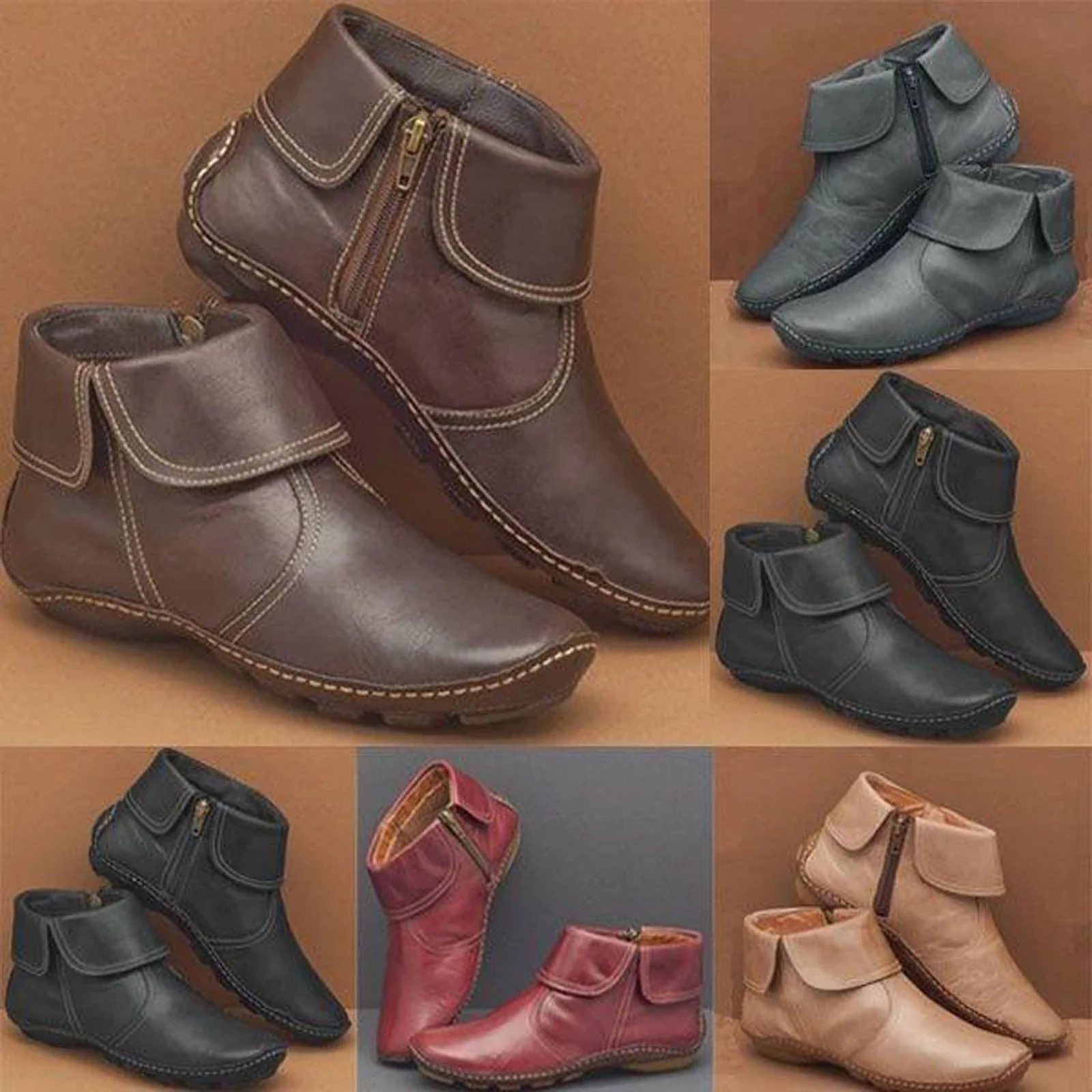 PREMIUM SUPER COMFY UNISEX AUTUMN ANKLE BOOTS - Image 7