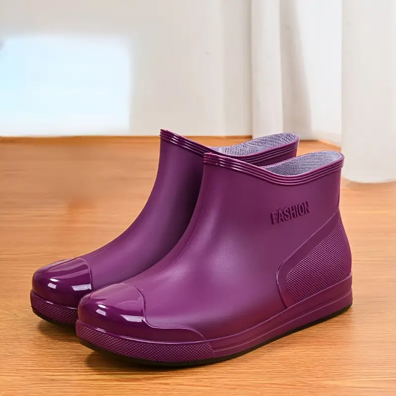 WOMEN'S FASHION WATERPROOF NON SLIP RAIN BOOTS - Image 4