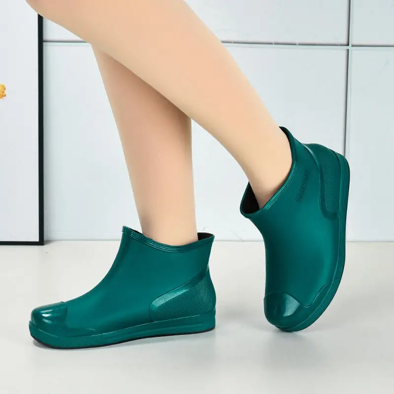 WOMEN'S FASHION WATERPROOF NON SLIP RAIN BOOTS - Image 6