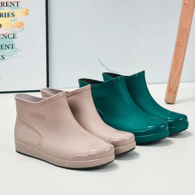 WOMEN'S FASHION WATERPROOF NON SLIP RAIN BOOTS - Image 7