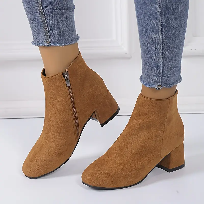 SIENNA™ BLOCK-HEELED ANKLE BOOTS - Image 10