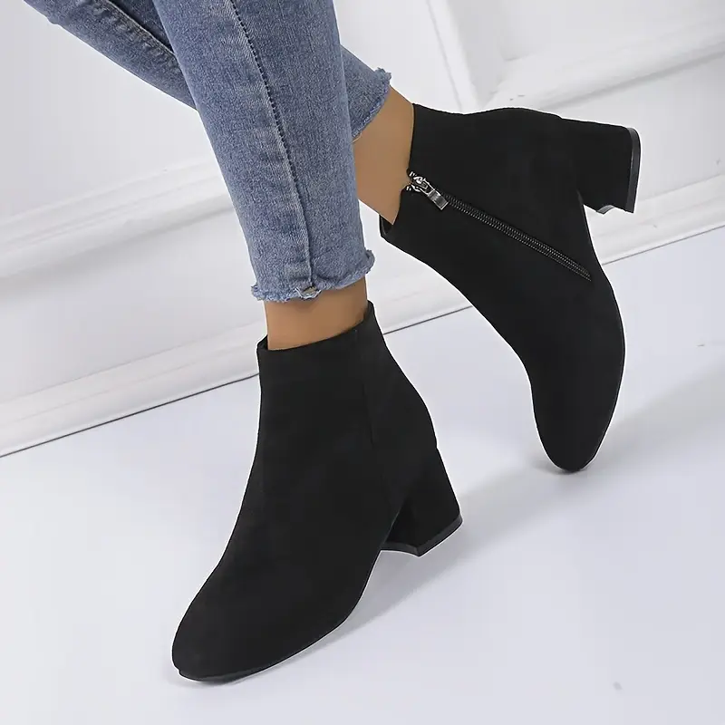 SIENNA™ BLOCK-HEELED ANKLE BOOTS - Image 5