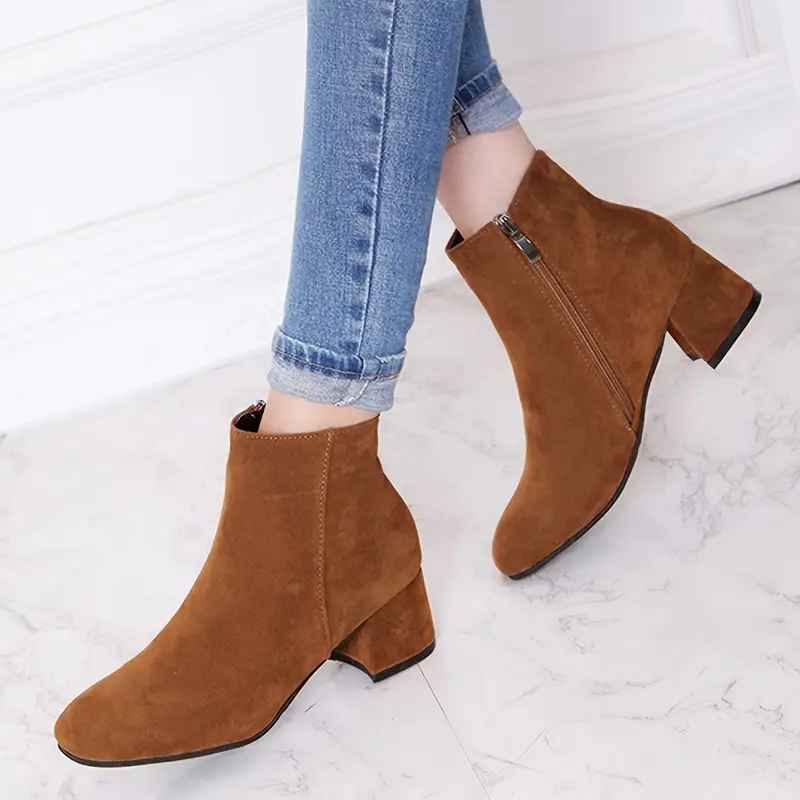 SIENNA™ BLOCK-HEELED ANKLE BOOTS - Image 6