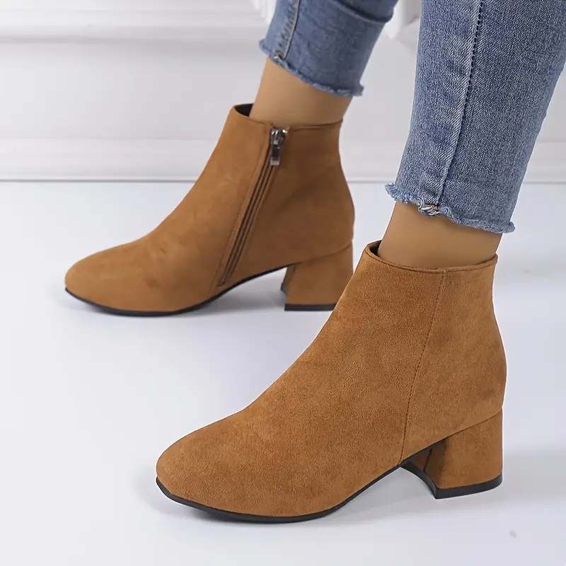 SIENNA™ BLOCK-HEELED ANKLE BOOTS - Image 8