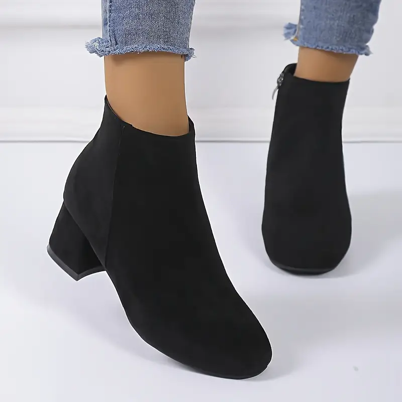 SIENNA™ BLOCK-HEELED ANKLE BOOTS - Image 9