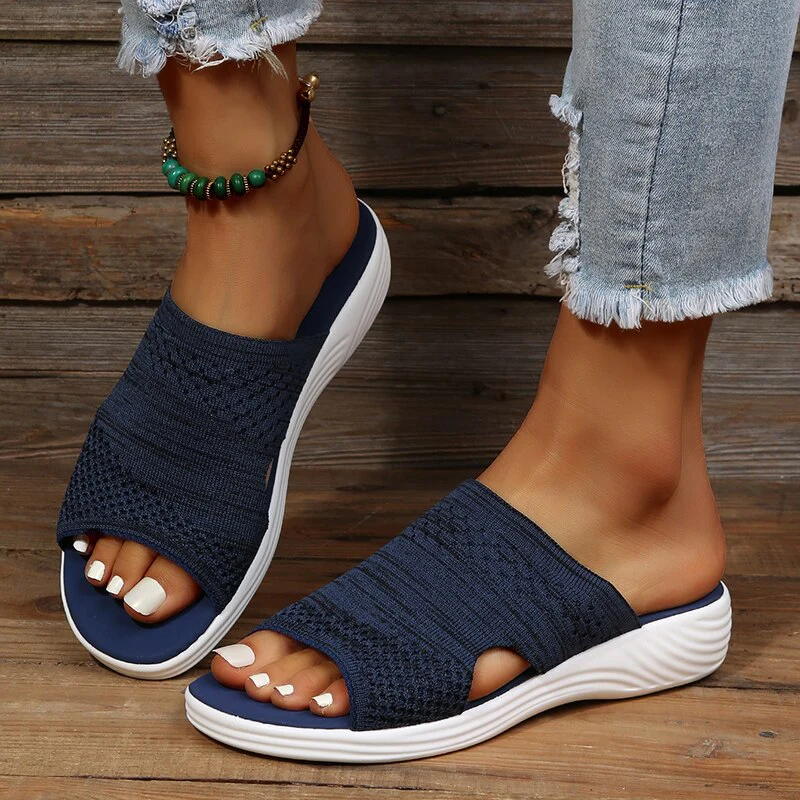 SLIP RESISTANT ORTHOPEDIC WEDGE SANDALS - Image 3