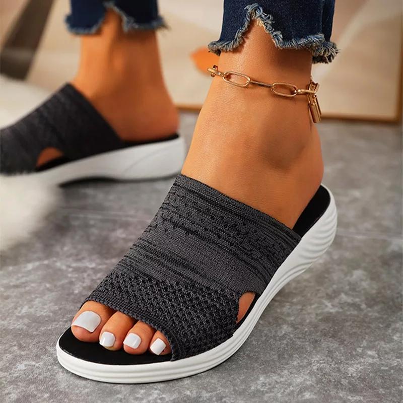SLIP RESISTANT ORTHOPEDIC WEDGE SANDALS - Image 4