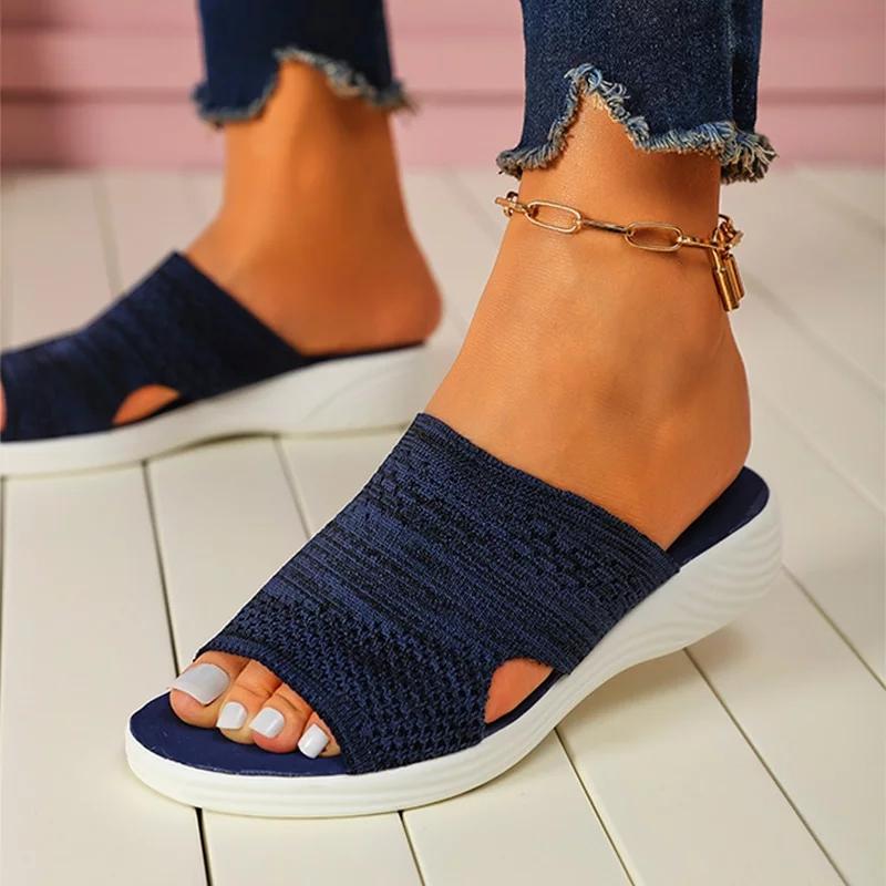 SLIP RESISTANT ORTHOPEDIC WEDGE SANDALS - Image 6