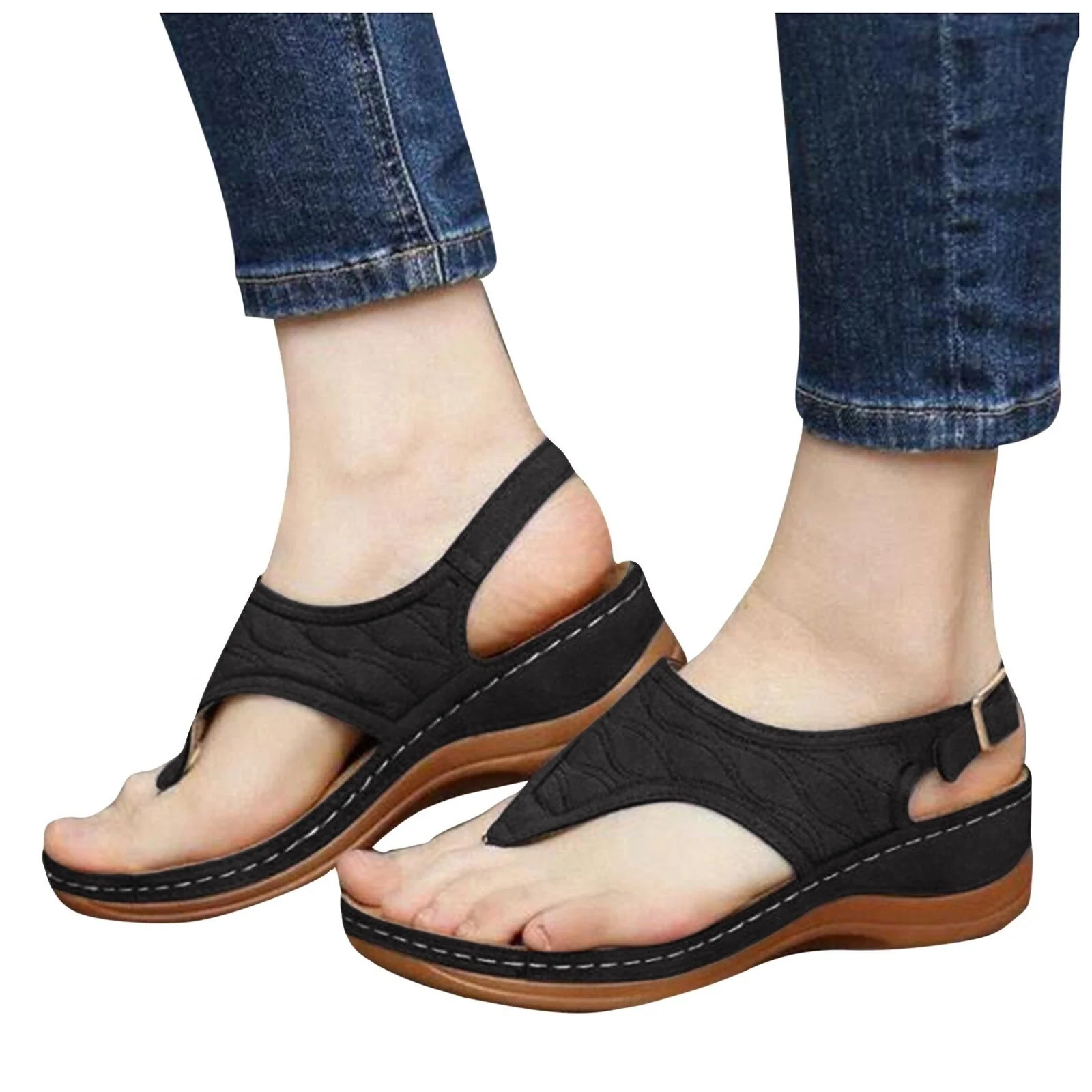 SOFT AND COMFORTABLE SANDALS WITH BACK STRAP - Image 4