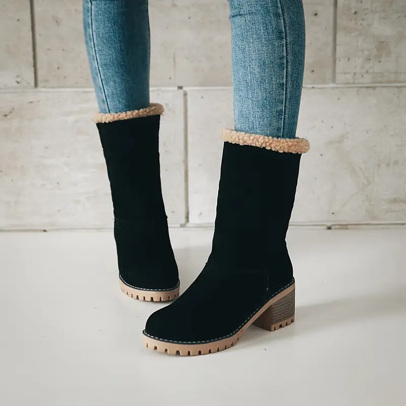 SOLENE™ FAUX FUR LINED WINTER BOOTS - Image 4